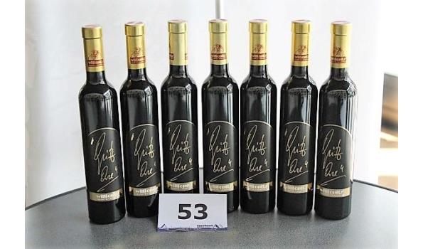 7 flessen à 37,5cl wijn, Strohwein, 2006
